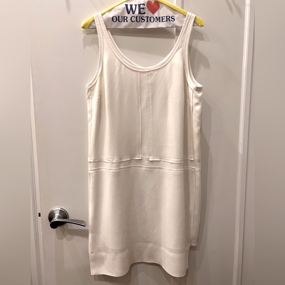Banana Republic white shift dress
